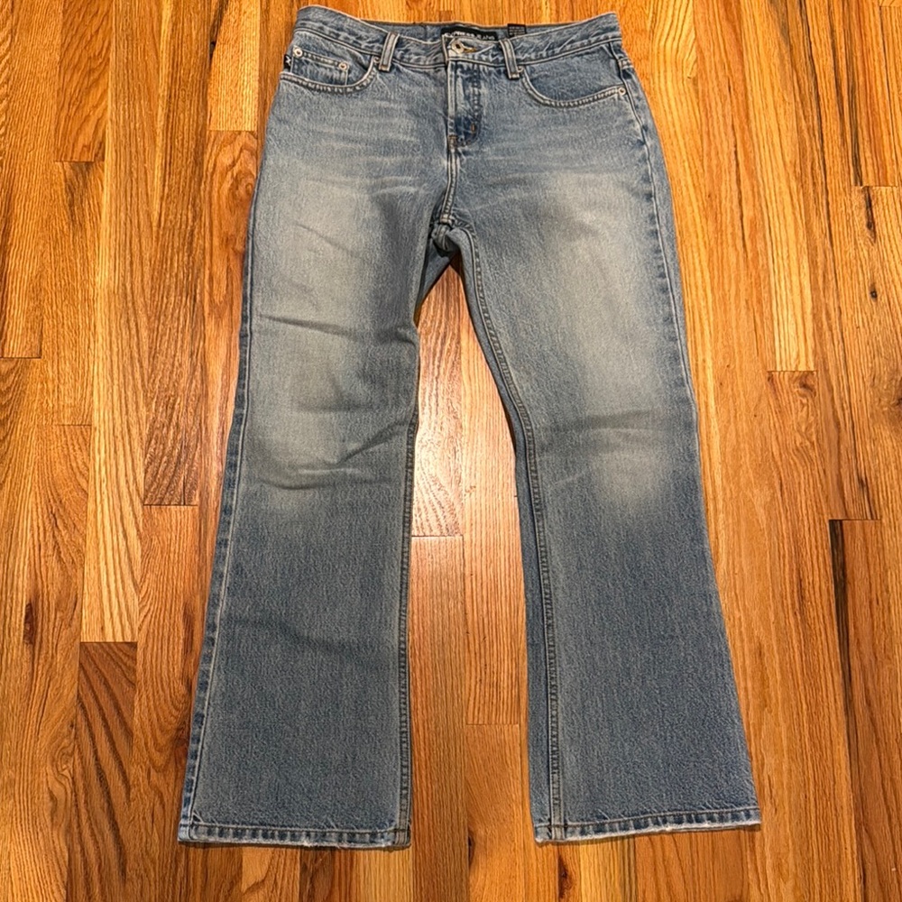 Express low rise flare Women's Blue Jeans size 5/6s